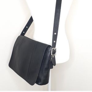 XL Coach Legacy black laptop bag